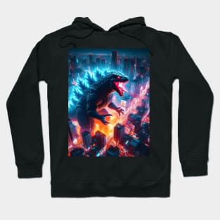 Monstrous Elegance: Unleash Godzilla vs. Kong Vibes in Epic Creature Couture! Hoodie